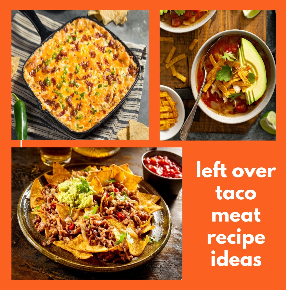 Creative Ways To Use Leftover Taco Meat Easy Taco Meat Recipe