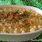 Aged Irish Cheddar cheese and Asiago combine to make this Irish Cheddar Mac 'n Cheese creamy, cheesy and oh so fabulously delicious! The perfect addition to your St. Patrick's Day menu! #pasta #dinner #easyrecipe #StPatricksDay #sidedish #cheddar Macaroniandcheese #swirlsofflavor