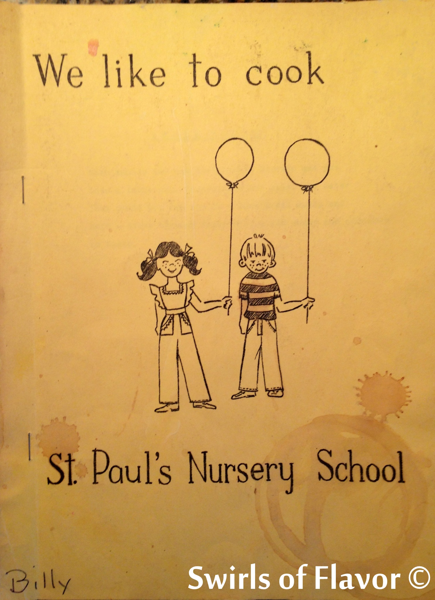 cover of nursery school cookbook