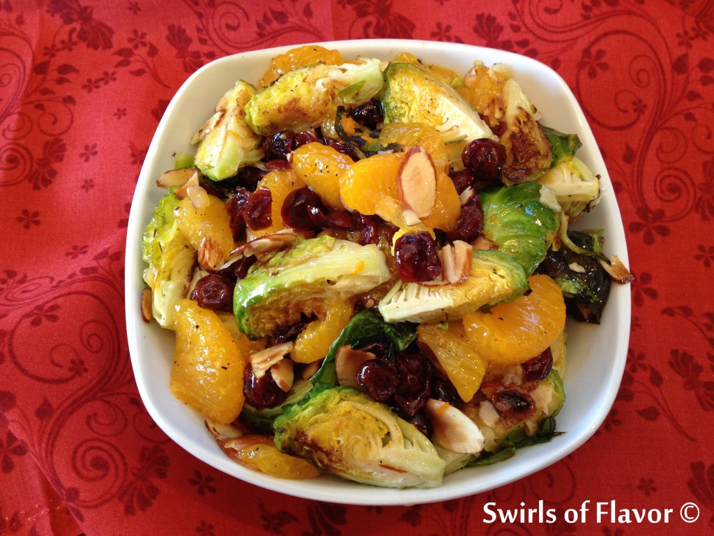 Roasted Brussel Sprouts with Orange Marmalade Vinaigrette