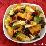 Roasted Cranberry Orange Brussel Sprouts