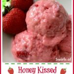 Brimming with juicy strawberries and good-for-you Greek yogurt and kissed with honey, Honey-Kissed Strawberry Frozen Yogurt is the perfect summer dessert!