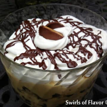 peanut butter brownie trifle