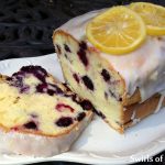 Meyer lemon Pound Cake is an easy recipe that starts with a mix. add fresh blueberries and a lemon glaze for a fresh and fruity summertime dessert!