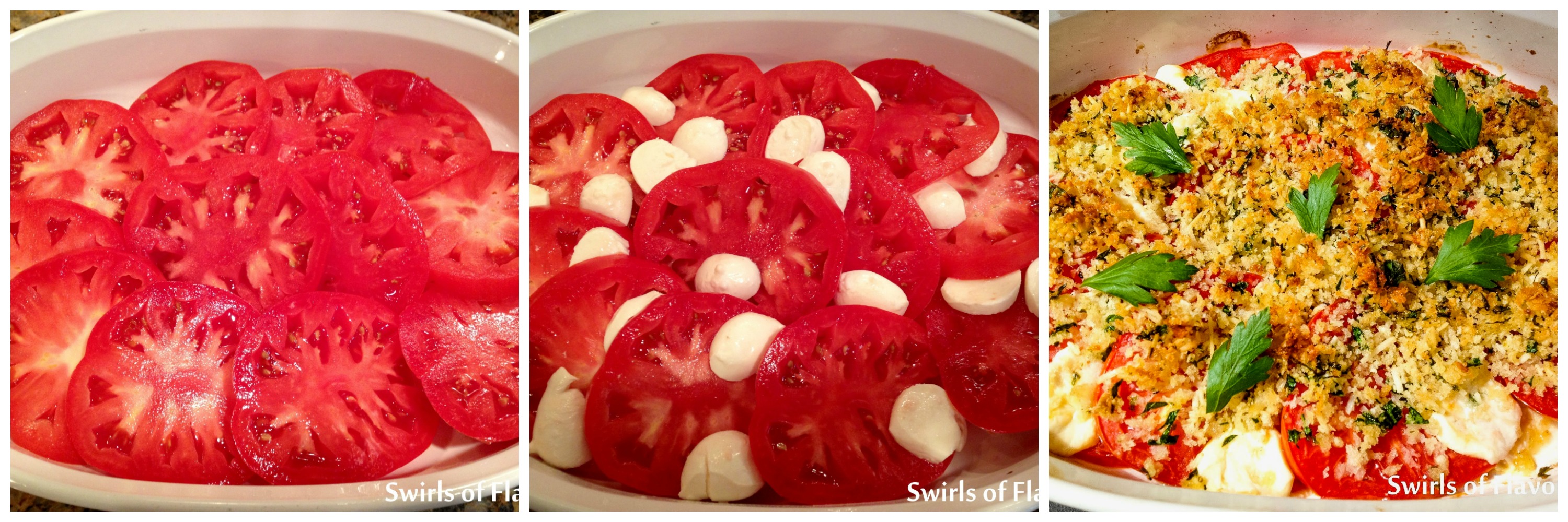 step by step pictures for making baked tomatoes