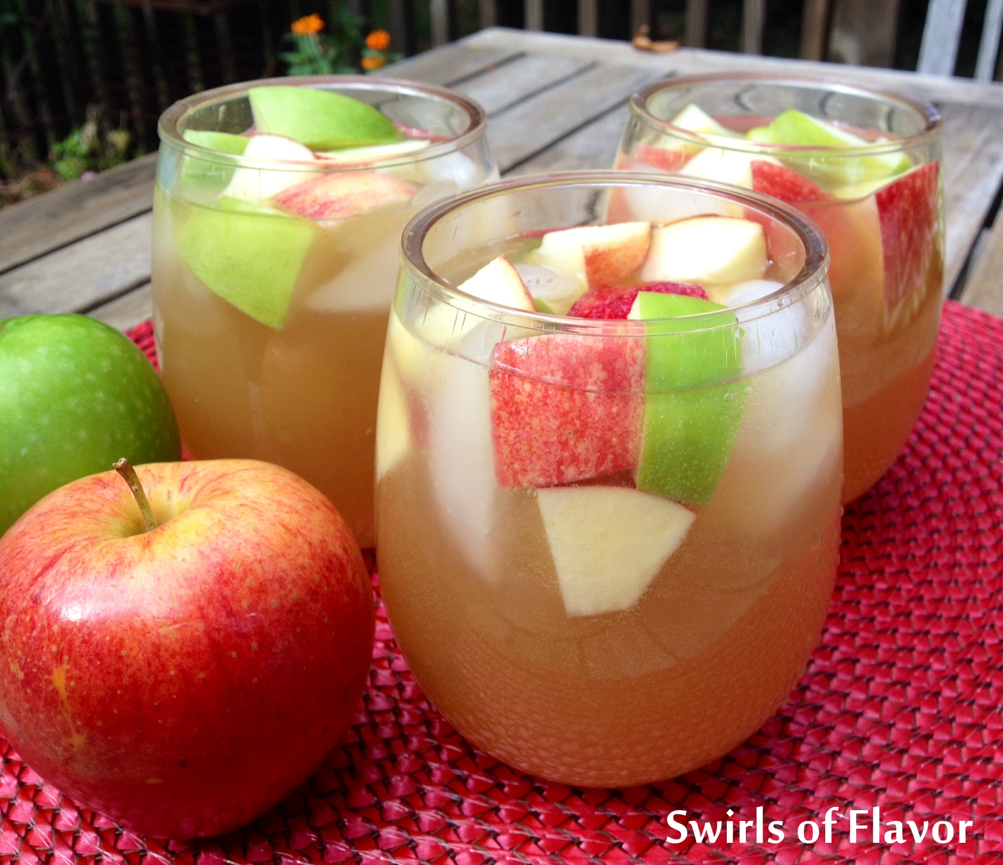 Easy Fall Sangria With Apple Cider - Good Food Baddie