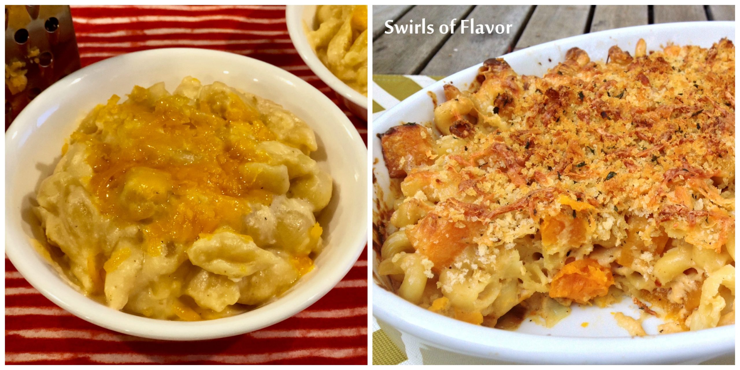 Slow Cooker Mac and Cheese and Butternut Squash Mac and Cheese