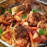 Roasted Chicken And Vegetables Casserole