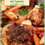 Chicken Oreganata and Vegetables