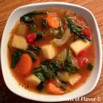 Kale soup bowl
