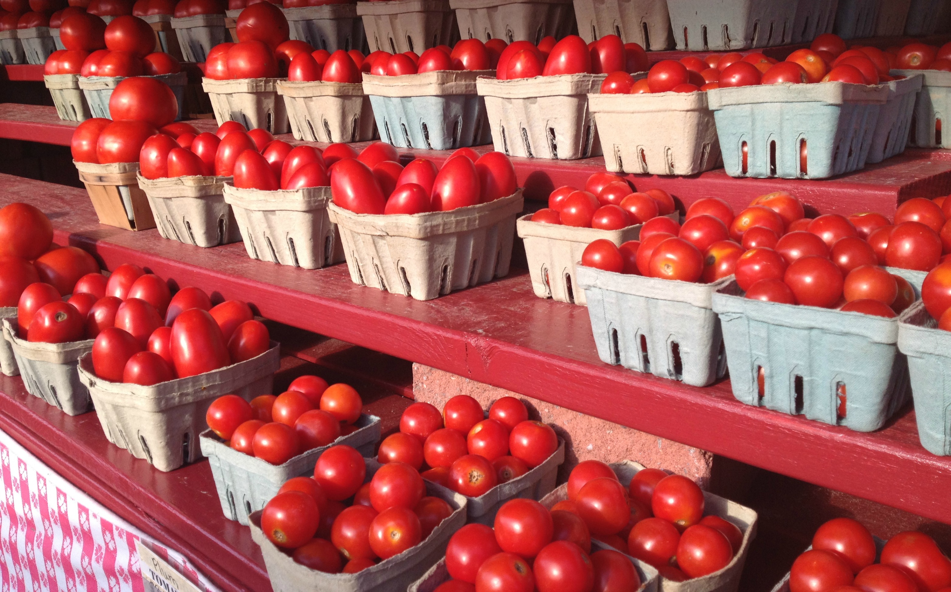 Farm stand tomatoes