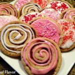 Cinnabun Swirl Valentine Sugar Cookies
