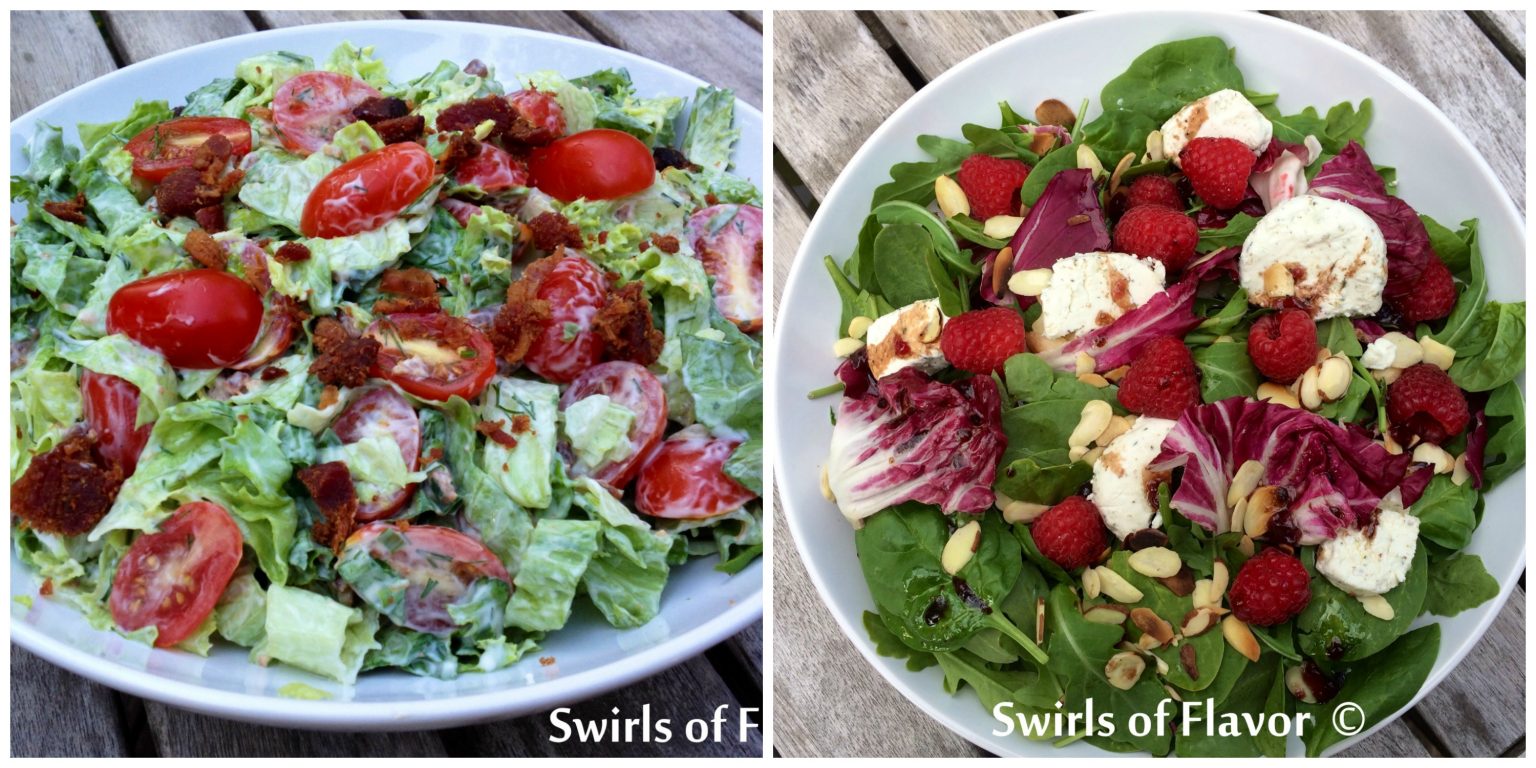 Mexicali Chopped Salad with Cilantro Lime Vinaigrette Swirls of Flavor