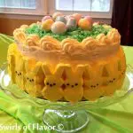 Bunny Peeps Lemon Layer Cake