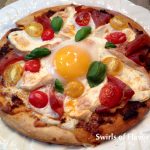 Smoked Mozzarella & Proscuitto Breakfast Pizza