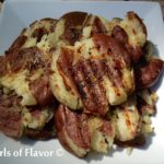Grilled Smashed Rosemary Potatoes