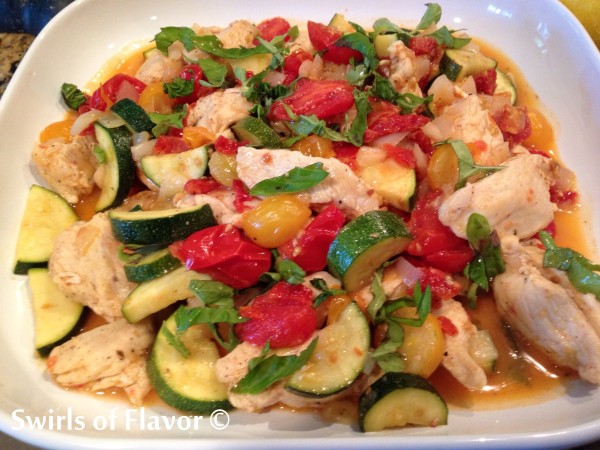 Double Tomato & Zucchini Chicken Stir Fry