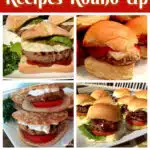 collage of burgers with text overlay