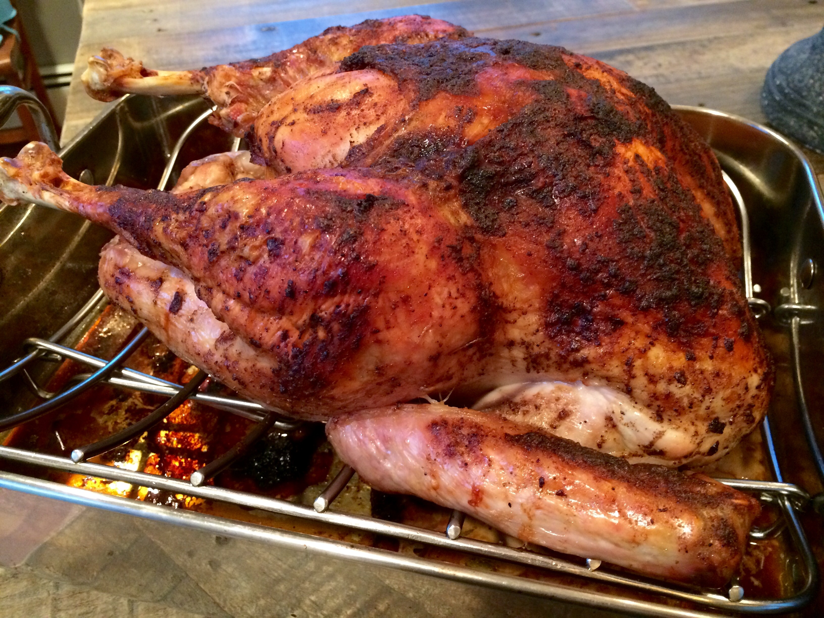 Sweet-and-Spicy Roast Turkey Recipe