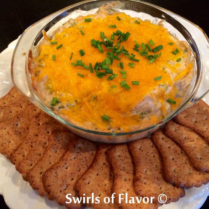 Cheddar Kale Dip Swirls of Flavor
