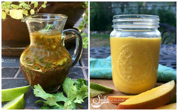 Chili Lime Vinaigrette and Chipotle Mango Vinaigrette