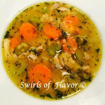 Bowl of 'Chicken Lentil Soup