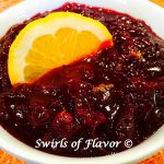 Brown Sugar Orange Cranberry Sauce is an easy recipe for homemade cranberry sauce. Simmer fresh cranberries with brown sugar for a depth of flavor and stir in orange zest for a hint of citrus. So easy you'll wonder why you haven't made a homemade cranberry sauce before! #cranberrysauce #homemadecranberrysauce #orange #brownsugar #freshcranberries #Thanksgiving #easyrecipe #entertaining #swirlsofflavor