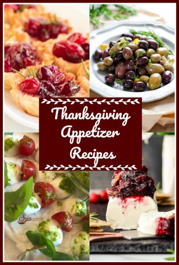 Thanksgiving Appetizer Recipes - Swirls of Flavor