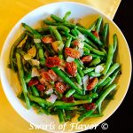 Buttery Garlic Green Beans With Glazed Pecans