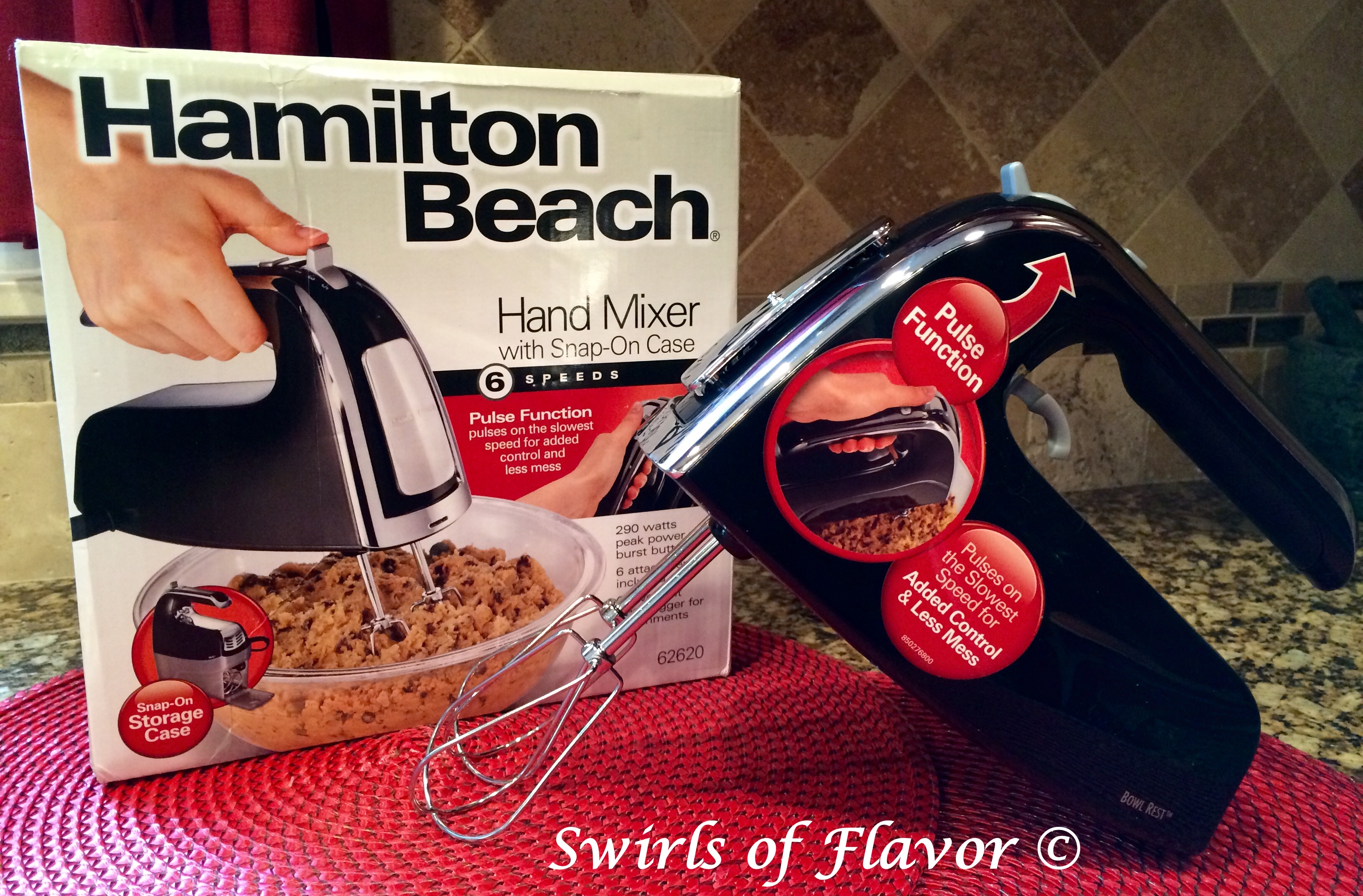 Hamilton Beach 6 Speed Hand Mixer With Pulse and Snap-On Case Giveaway