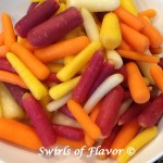 These rainbow carrots are so beautiful to look at both before and after cooking!