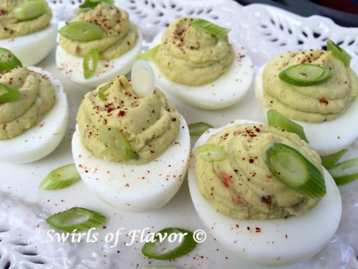 Guacamole Deviled Eggs