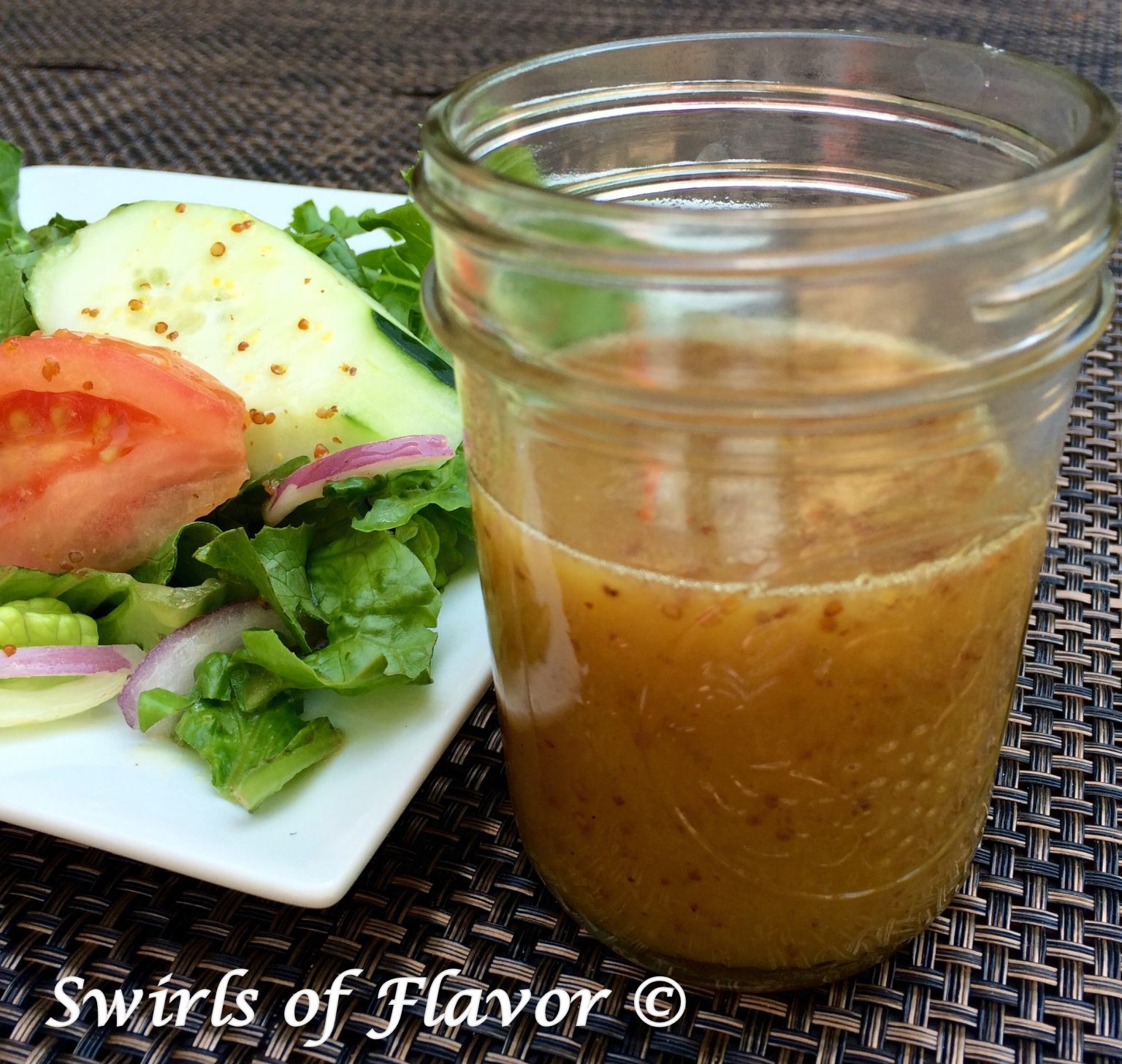 Honey Mustard Vinaigrette Swirls of Flavor
