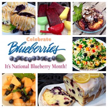 Have a bushel of blueberries? Look no further for fabulous blueberry recipes to last all season long! ice pops | blueberry | bluberries | cobbler | fruit salad | blueberry cake | orzo | pasta salad
