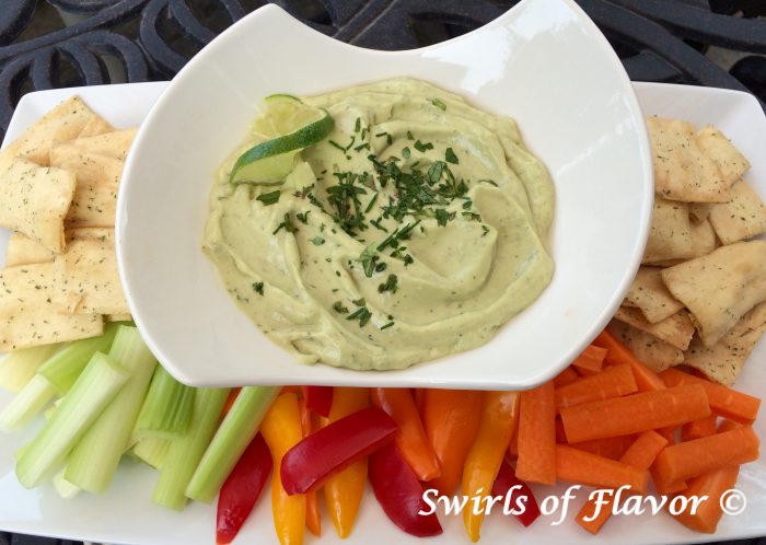 Creamy Avocado Herb Dip