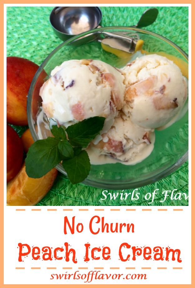 Peaches 'N Cream Ice Cream Swirls of Flavor