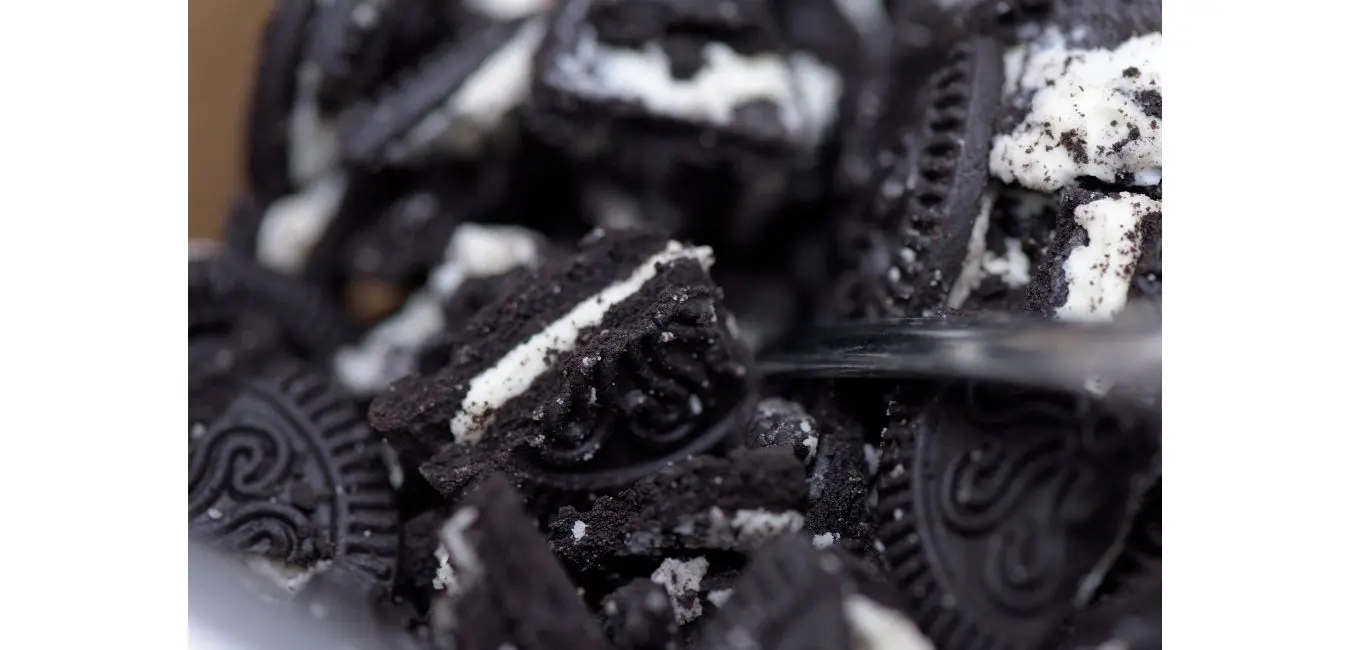crushed oreo cookies for topping