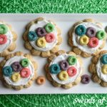 cookies with olympic rings made out of cereal