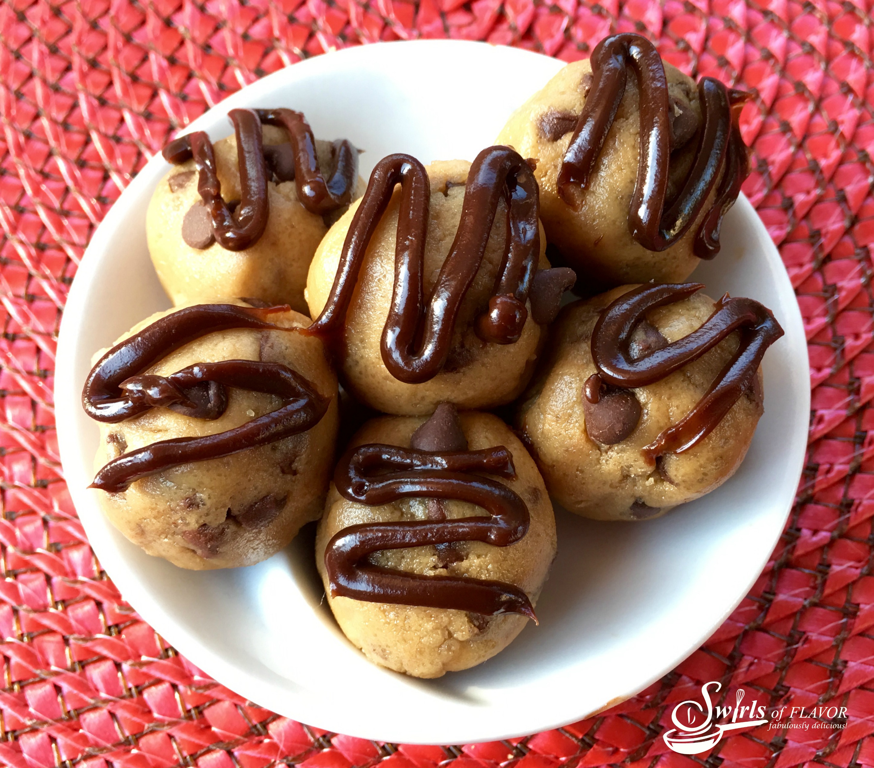 With just a few basic ingredients you can stir up a bowl of love in your kitchen today! No-Bake Chocolate Chip Cookie Bites are sure to please!