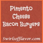pimento cheese burgers with text overlay