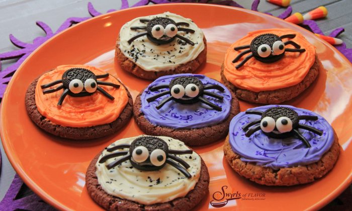 No-Bake Spooky Spider Cookies can be the edible craft project for the kids or the googly-eyed dessert you've made to celebrate the spookiest of days!