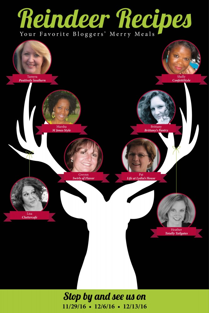 Kick off the holiday season and join myself and 7 of my blogger friends on ourReindeer Recipes blog tour for fabulous recipes and entertaining tips! #reindeerrecipes