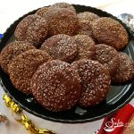 A simple chocolate cookie surrounded with twinkling sugars is easy to make and so impressive to serve as a holiday dessert. And we all know that glitter makes everything better!