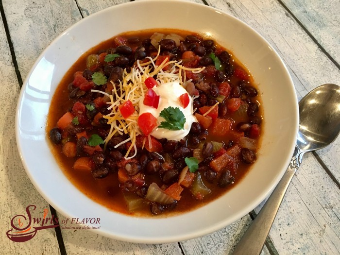 Southwest Black Bean Tomato Soup