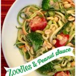 Zucchini Noodles with Peanut Sauce