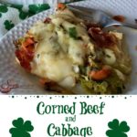 Corned Beef and Cabbage Casserole on plate
