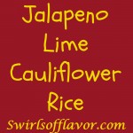 Jalapeno Lime Cauliflower Rice is bursting with the flavors of spicy jalapeno balanced with the freshness of chopped cilantro and lime juice! cauliflower | cauliflower rice | jalapeno | cilantro | gluten free | low carb | healthy