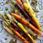 Roasted Tri-Colored Tarragon Carrots
