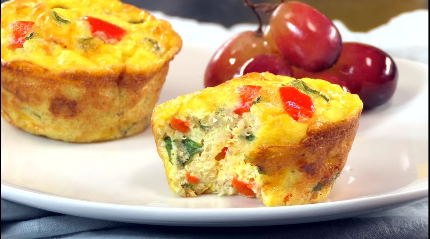 Egg Muffins on a plate