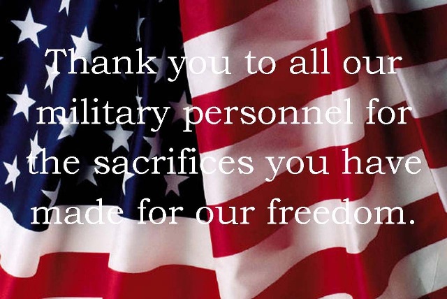 Thank you to all our military past and present this Memorial Day.
